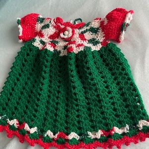 Crocheted  Holiday Dress